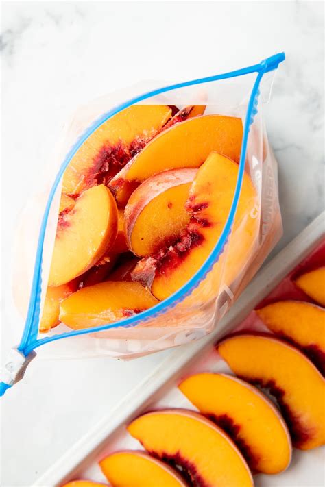 How to Freeze Peaches - Wholefully