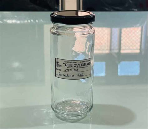 250 Ml Glass Bamboo Jar Manufacturer, Supplier from Firozabad