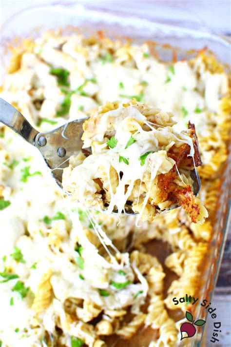Dump & Bake Chicken Alfredo Casserole | TikTok Viral Recipe