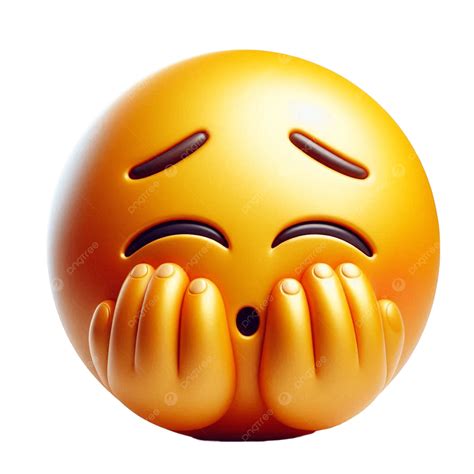 Relieved Face Emoji Realistic 3d, Relieved Face Emoji, Realistic, 3d PNG Transparent Image and ...