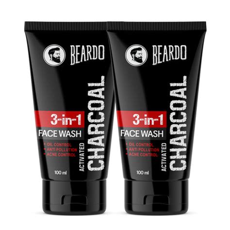 Beardo Activated Charcoal Facewash | Charcoal Face Wash for Men