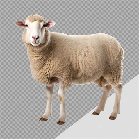 Sheep isolated on transparent background png | Premium AI-generated PSD