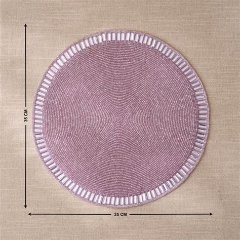 Buy Drake Mystic Garden Glass Beaded Placemat from Home Centre at just ...