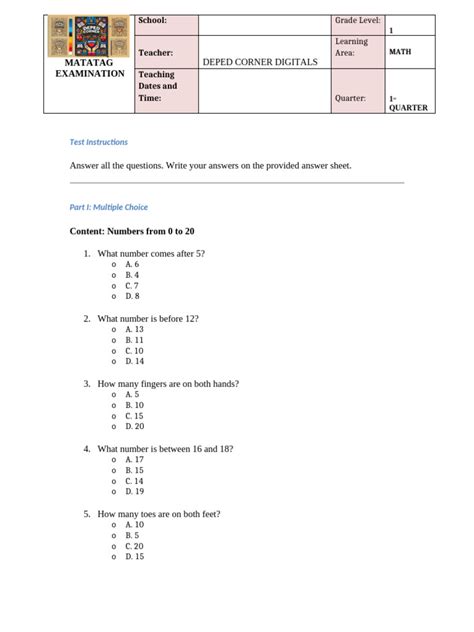 Image result for DepEd Math