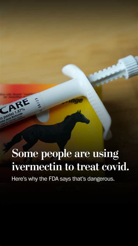 Some people are using ivermectin to treat covid. Here's why that's dangerous.