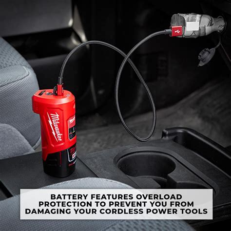 Milwaukee M12TC-0 12V Compact M12 Battery Charger and Power Source w/ USB cable | eBay