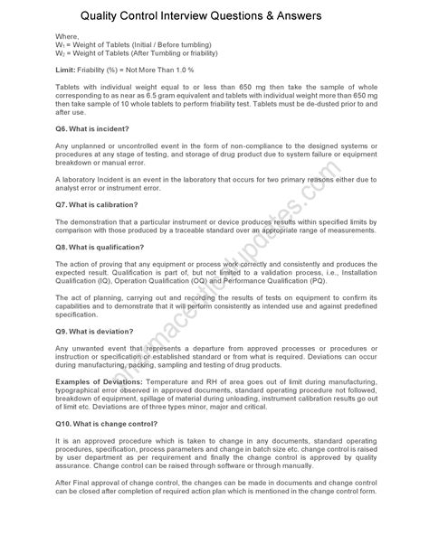 Image result for Quality Control Analyst Interview Questions