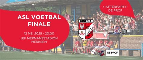 ASL Voetbal 2024-25: Finale + Afterparty (in Café De Prof), Jef ...