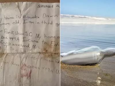 Woman Discovers Message-In-A-Bottle She Threw Into The Sea 29 Years Ago ...
