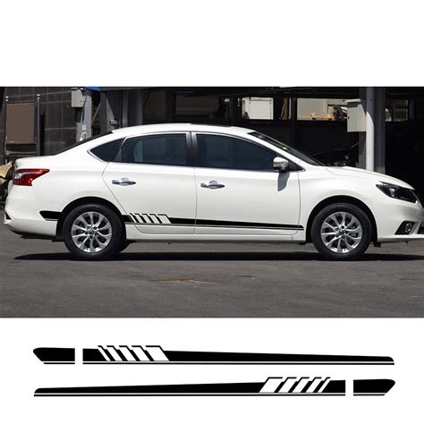 Car Side Skirt Stripe Decal Decals For Nissan Qashqai J10 | Desertcart ...
