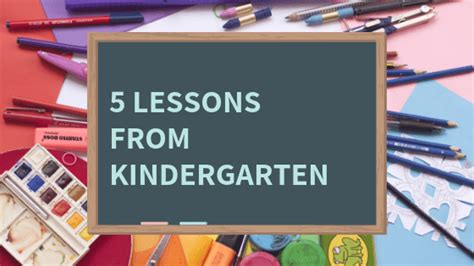 Image result for Kinder Lessons