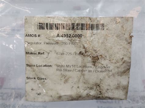 Fisher Controls 67Cfr-225 Pressure Regulator 0-60 Psi – Aeliya Marine Tech®