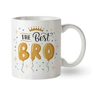 Buy occolife The Best Bro Printed Coffee Tea Mug 300ml - Best Gift for ...