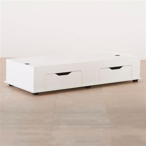 Buy Helios Reynan Frosty Diwan Bed - White from Helios by Home Centre ...
