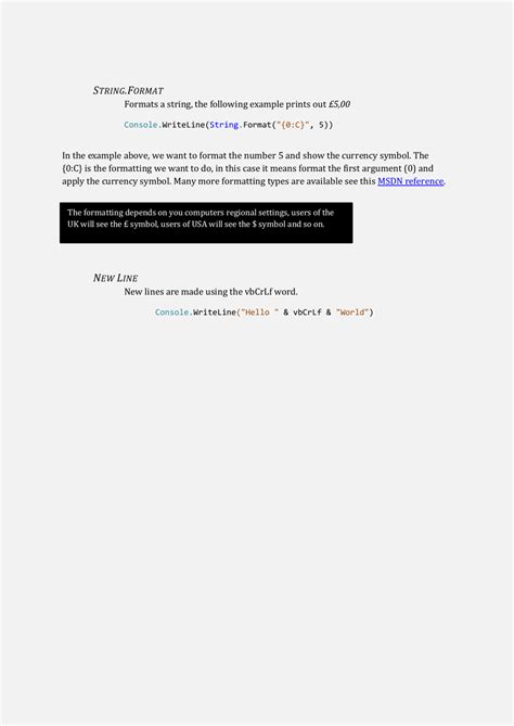 Image result for Visual Basic Code Cheat Sheet