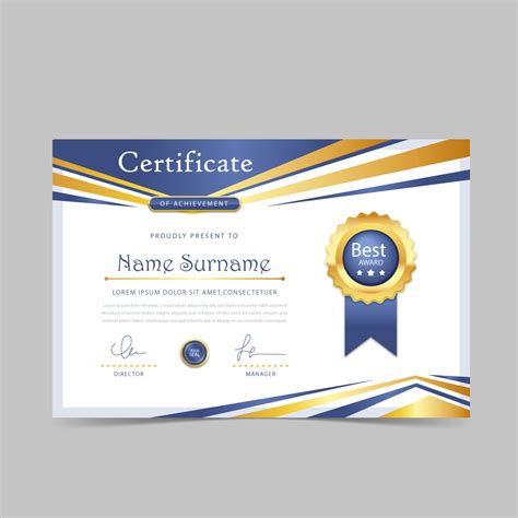 Ranking Certificate Design - MasterBundles