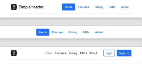 Bootstrap Navigation 的图像结果