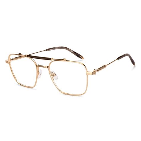 Buy Gold Full Rim Aviator John Jacobs SUPREME STEEL JJ E70142 Eyeglass ...