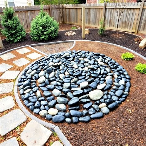 25 Black River Rock Landscaping Ideas To Copy