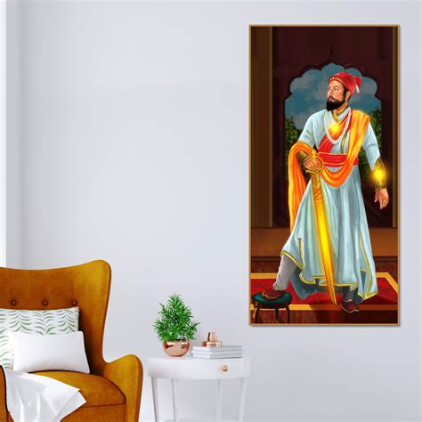 Chhatrapati Shivaji Maharaj Canvas Wall Painting – Homcraft