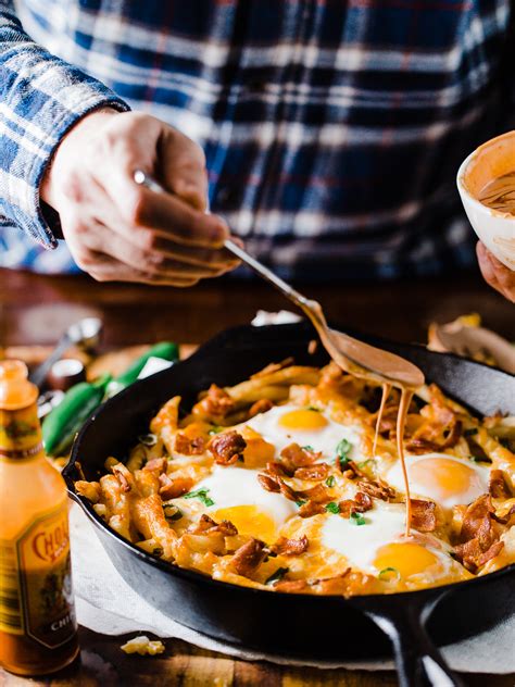 Loaded Breakfast Fries With Spicy Aioli - Dad With A Pan