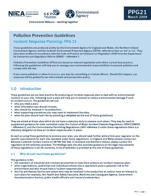 Fillable Online doeni gov Pollution Prevention Guidelines PPG21 ...