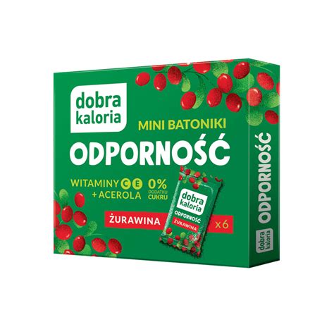 Batoniki z nerkowców Odporność (6 x 17 g) 102 g - Dobra Kaloria - DOBRA ...