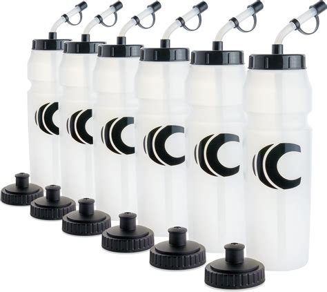 Amazon.com: Cannon Sports 1 Liter Squeeze Water Bottle with Straw Lid ...