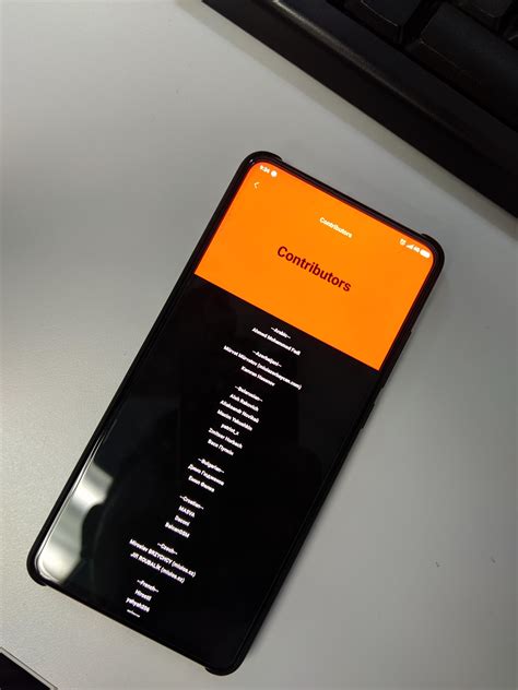Why Mi 9t Pro have Contributors in the settings? is this flashed? but I bought this in Official ...