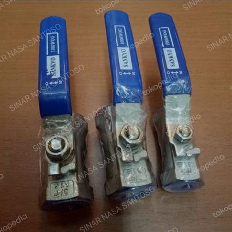 Jual Ball Valve 1pc Sankyo ss316 Drat 11/2" inch / Stop Kran Sankyo ...