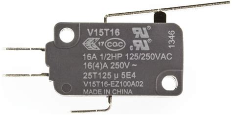 V15T16-EZ100A02 Honeywell | Honeywell Leaf Lever Microswitch, Tab ...