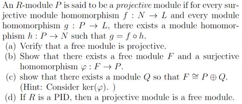 Image result for Projective Module