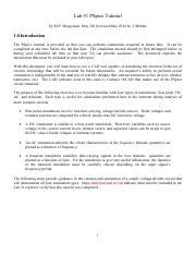 Image result for PSpice Tutorial PDF