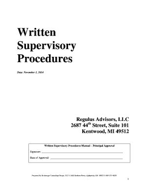 Fillable Online INTRODUCTION TO THE FIRM - Regulus Advisors Fax Email ...