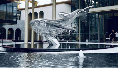 不锈钢鲸鱼雕塑，艺术家的海洋! - 深圳市巧工坊工艺饰品有限公司