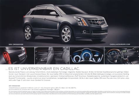 2011 Cadillac SRX Crossover brochure