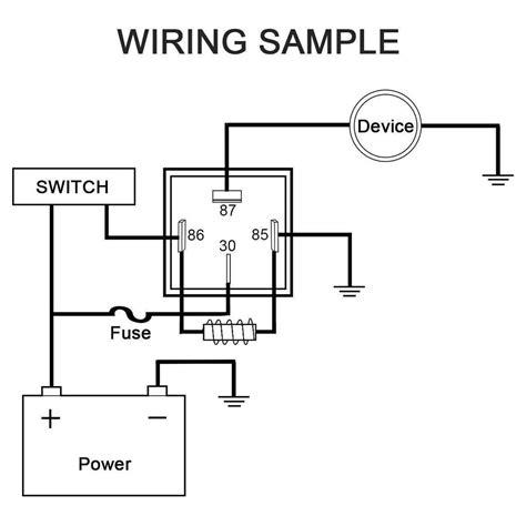 4 Pin Relay Wiring Diagram » Diagram Board