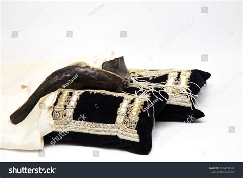 Tallit Jewish Religious Clothing Cover Tefillin Stock Photo 1164390532 ...