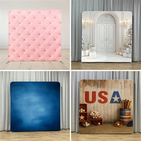 Tension Backdrops Green Holiday Ballroom Christmas Backdrop TS-LXX58-8