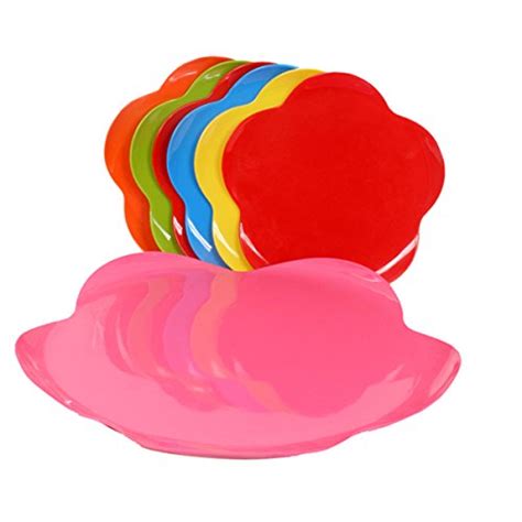 Buy Plastic Plastic Serving Plates 'Spring Garden': Set of 7 (6 Small ...