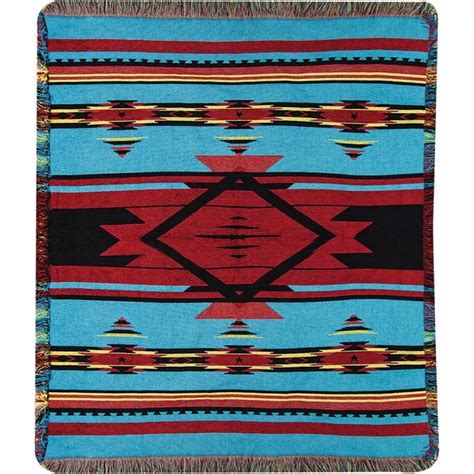 Flame Bright Red Damask Throw Blanket With Fringe Border 60" X 50"