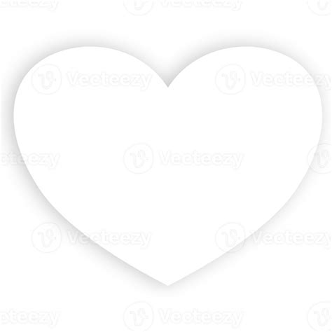 White Heart Transparent Background PNGs for Free Download