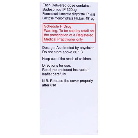 Symbicort 320mcg/9mcg Turbuhaler Price, Uses, Side Effects, Composition ...
