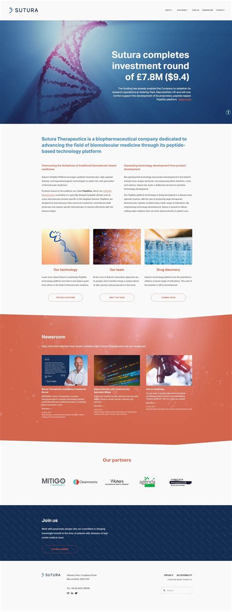 Biotech Website Design 的图像结果