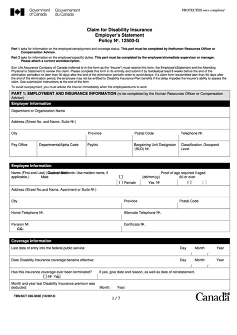 Image result for Disability Insurance Claim Form