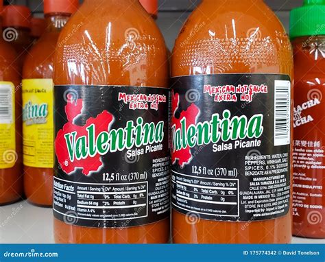 Valentina hot sauce editorial photography. Image of liquid - 175774342