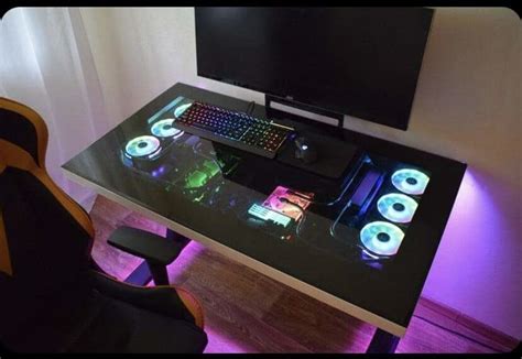 DIY Computer Case Desk 的图像结果
