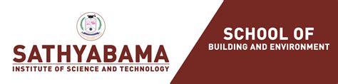 School of Building and Environment | Sathyabama Institute of Science ...