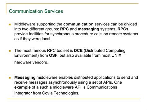 Middleware Technologies ppt | PPTX