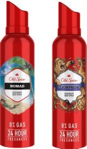 OLD SPICE Nomad and LionPride No Gas Perfume Body Spray - For Men ...